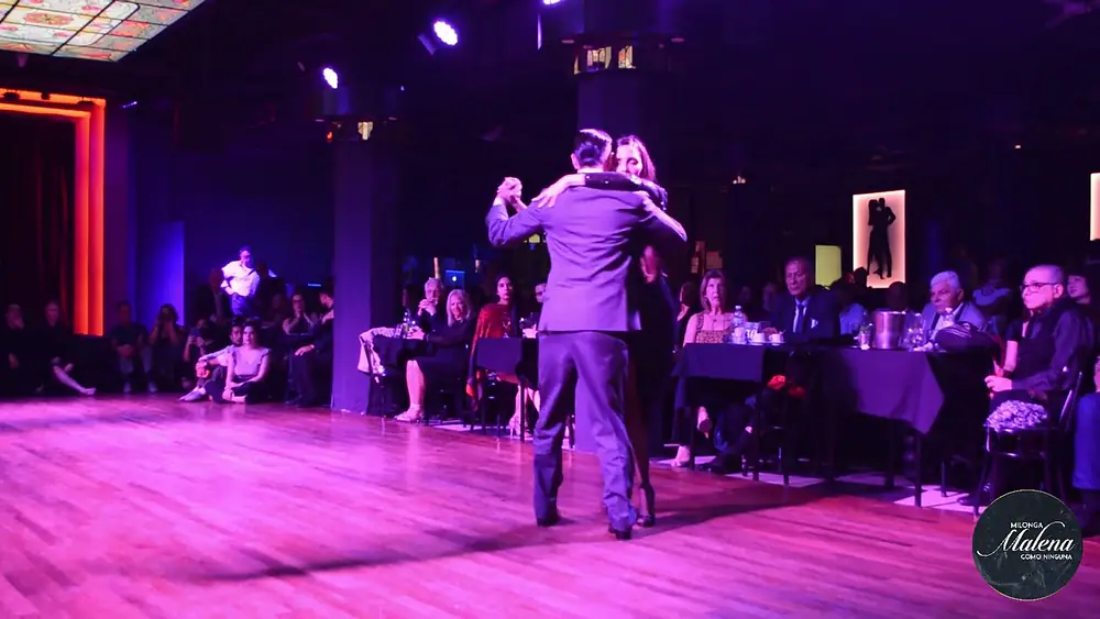 Video thumbnail for Magdalena Valdez & Dante Sanchez en Milonga Malena "COMO NINGUNA"!! 1/3