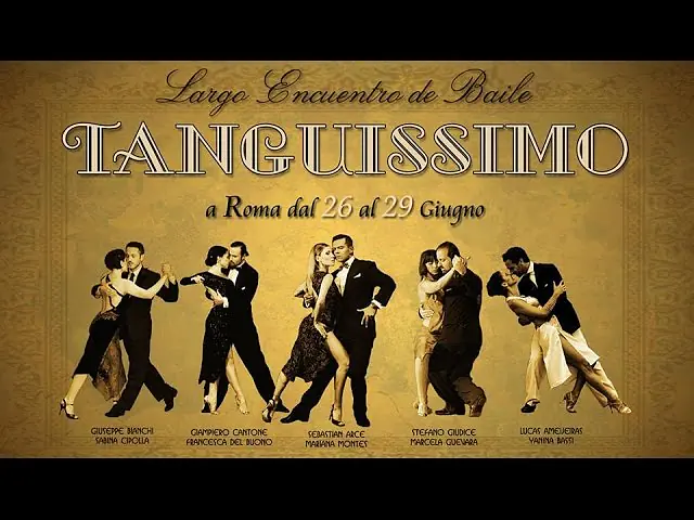 Video thumbnail for Sebastian Arce Y Mariana Montes - Tus Palabras y la Noche - Barrio Tango - Roma 26/06/2015