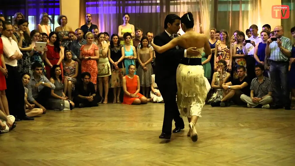 Video thumbnail for Sebastian Achaval and Roxana Suarez, 2, Moscow, Milonga "El Color" 28.06.2013