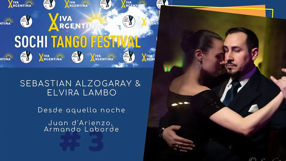 Video thumbnail for Sebastian Alzogaray & Elvira Lambo, 3-4, Viva Argentina Sochi Tango Festival 2021
