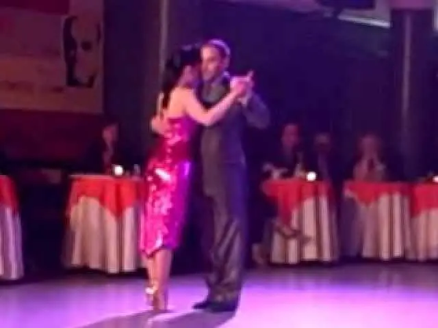 Video thumbnail for Cristina Sosa y Daniel Nacucchio @ Fruto Dulce Milonga ~ Sep 18 2013, Pugliese "Flor de tango"