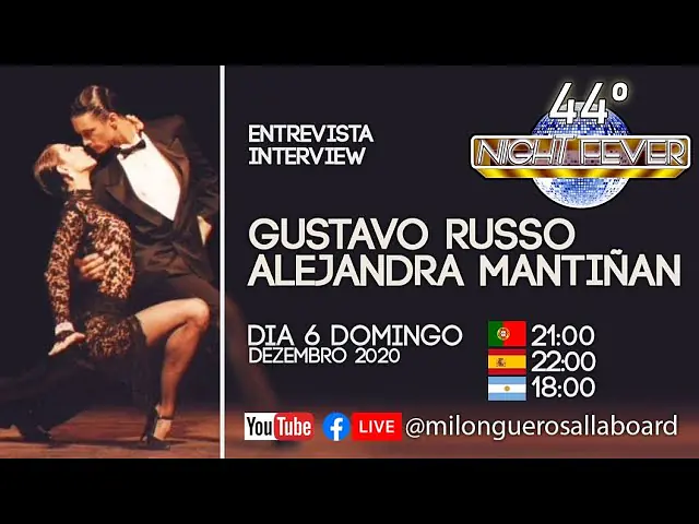 Video thumbnail for 44º Night Fever - Gustavo Russo y Alejandra Mantiñan