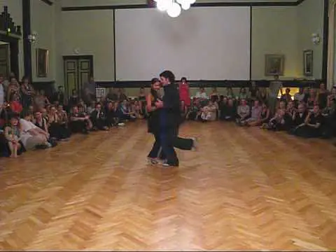 Video thumbnail for Bruno Tombari & Mariangles Caamano [2]. Argentine Tango Festival in Heinola, Finland. 24.07.2010
