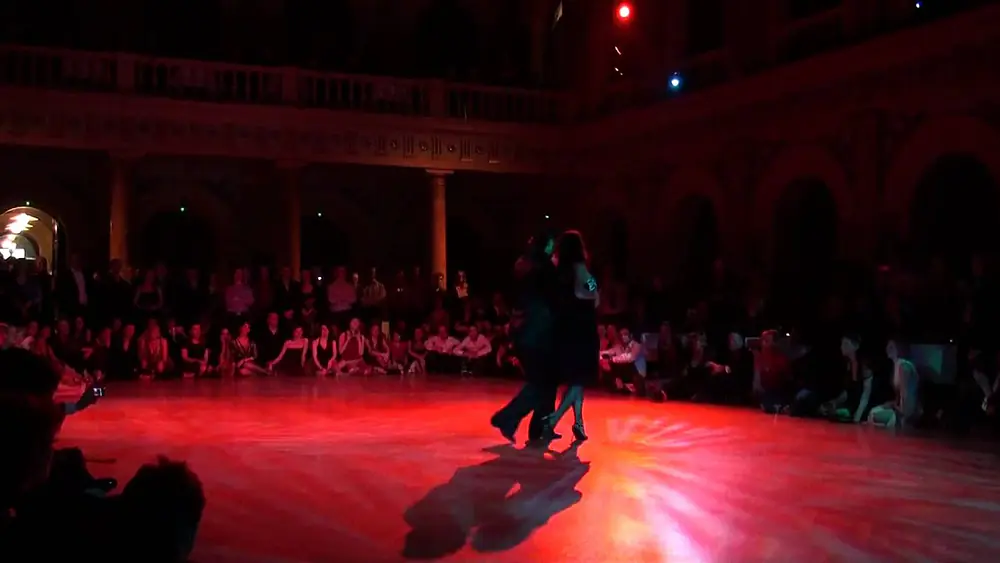 Video thumbnail for Diego Riemer El Pajaro and Maria Belen Giachello, Frostbite Tango festival, Helsinki, Jan 2011, milonga, tango 1