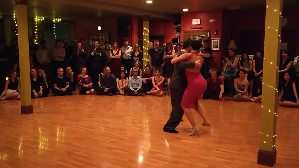 Video thumbnail for Argentine Tango: Jesica Arfenoni and Adam Cornett perform Milonga 3:3 El Torito by D'Arienzo