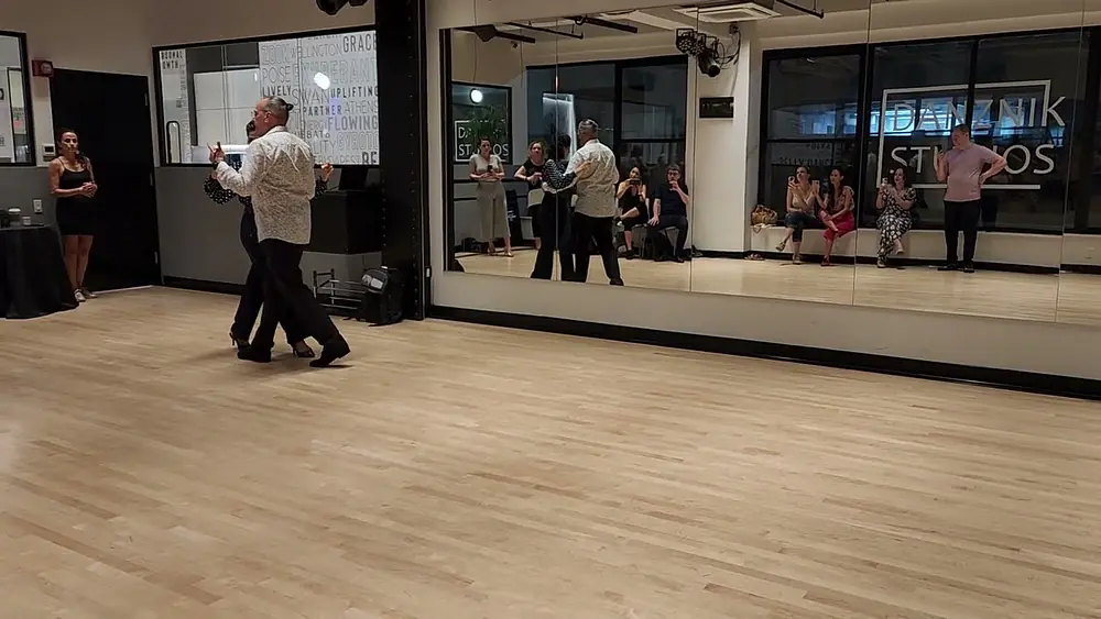 Video thumbnail for Argentine tango workshop - milonga rhythm:  Carla Marano & Pancho Martinez Pey