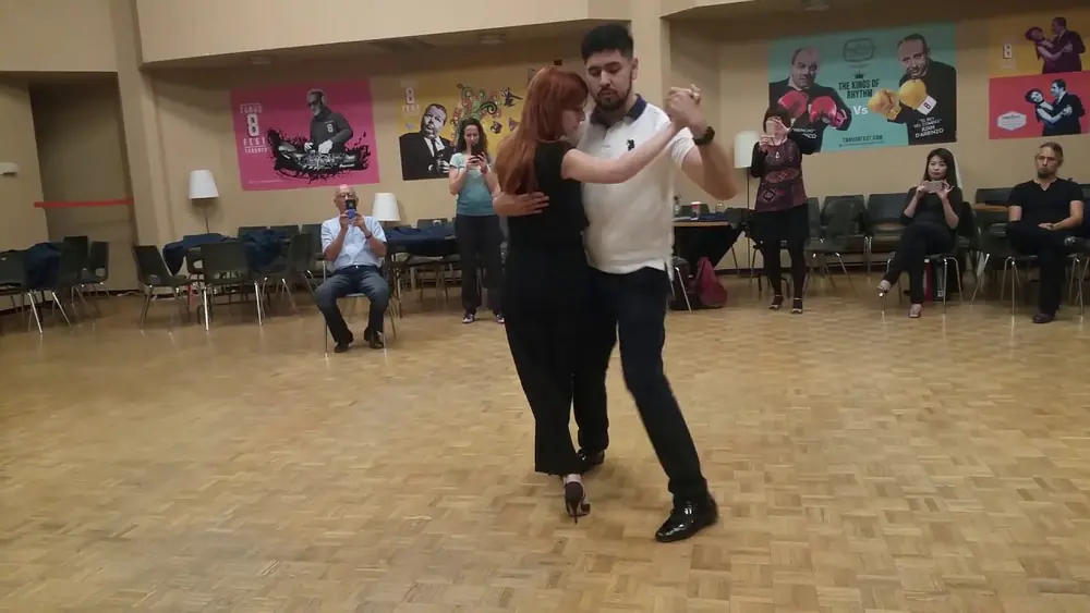 Video thumbnail for Argentine tango workshop: Sebastian Jimenez & Joana Fernandes Gomes - Barridas:  Recuerdo