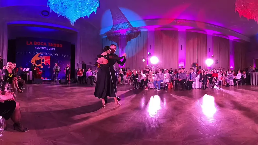 Video thumbnail for Anton Popichenko and Svetlana Berlin, Paciencia by Solo Tango Orquesta,  La Boca Tango Festival 2021