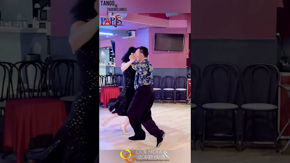 Video thumbnail for #tangodance #tangodebuenosaires Georgina Vargas Oscar Mandagaran #milonguero