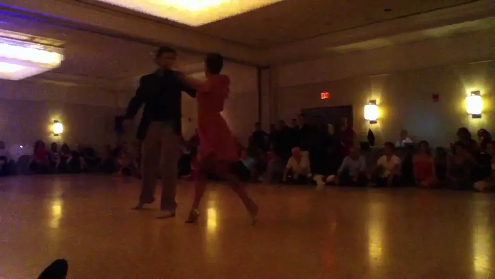 Video thumbnail for Dana Frigoli and Adrian Ferreyraat Chicago Tango Week 2012, Friday night Milonga, performance 2