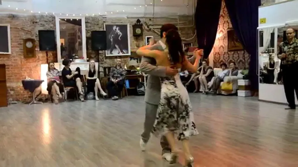 Video thumbnail for Mathias Batista Aleman y Sonia Cantero - El panuelito - Milonga Russia 2014