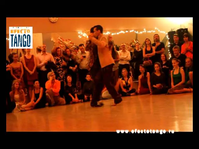 Video thumbnail for Martin Maldonado y Maurizio Ghella dance FLOR DE MONSERRAT (R. Biaggi) on milonga Alma del Fuego