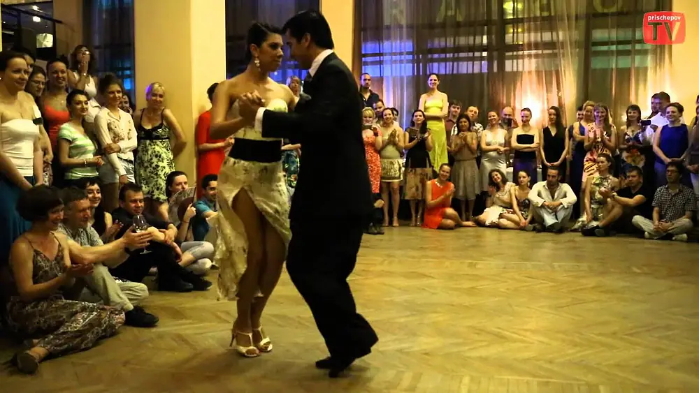 Video thumbnail for Sebastian Achaval and Roxana Suarez, 4, Moscow, Milonga "El Color" 28.06.2013