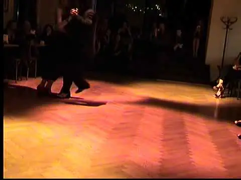 Video thumbnail for Mariano Chicho Frumboli and Eugenia Parilla dance milonga in Ljubljana