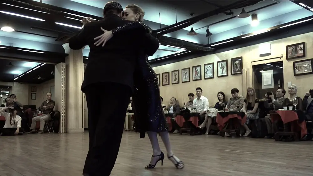 Video thumbnail for Cristian Palomo y Melisa Sacchi #3 @Tangueria, 1st Jan. 2017, Farewell Milonga