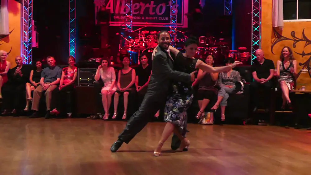 Video thumbnail for Daniel Naccuchio & Cristina Sosa Tango Demo 1/3 2017 Sept 10