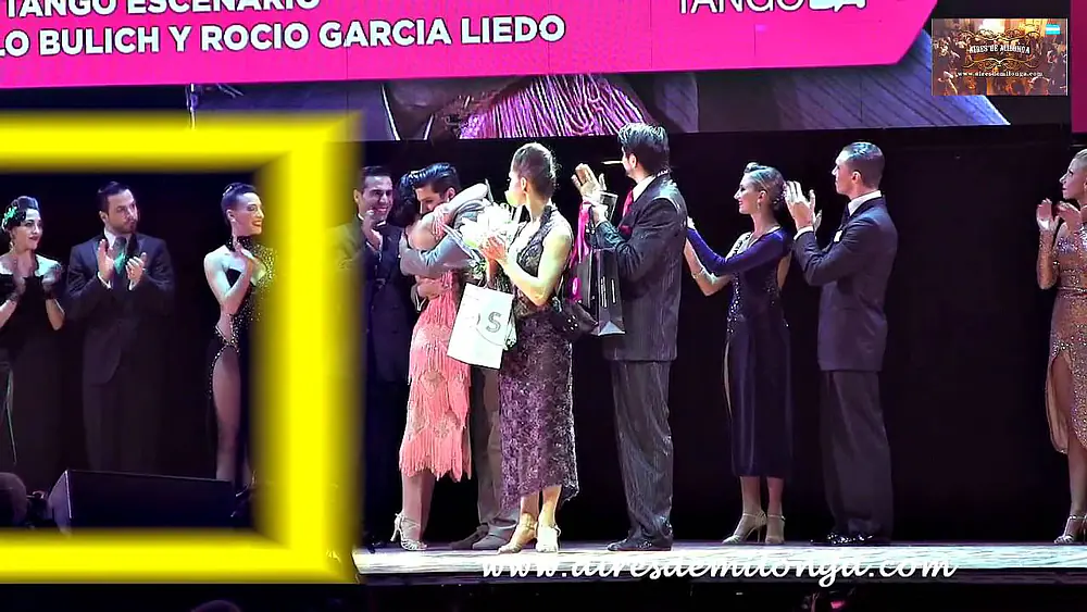 Video thumbnail for Ezequiel Jesús López, Camila Alegre, campeones escenario Mundial de  Tango 2015