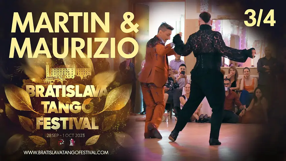 Video thumbnail for Martín Maldonado & Maurizio Ghella @Bratislava Tango Festival 2023  3/4 - Flor de Monserrat, Biagi