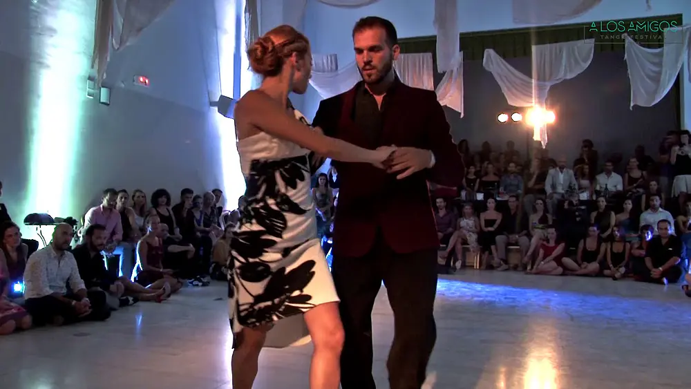 Video thumbnail for Panagiotis Triantafyllou  - Wilhelmini Karantoni,  A los Amigos Tango Festival