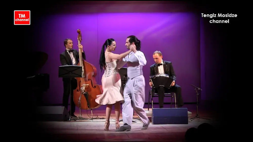 Video thumbnail for Milonga "Flor de Monserrat". Silvio Grand and Romina Godoy with "Solo Tango" orchestra. Tango.