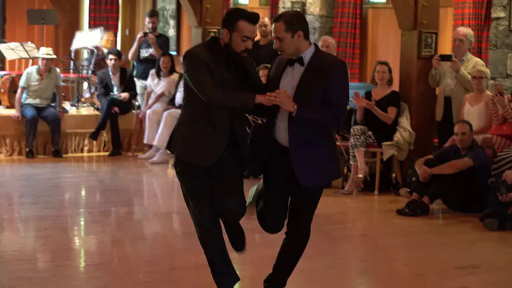 Video thumbnail for Leonardo Sardella and Walter Perez tango to "Café Domínguez" at Stowe Tango Music Festival 2019