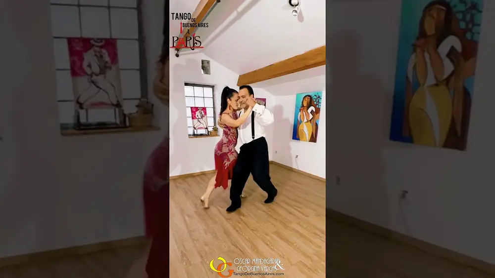 Video thumbnail for #milonga #tango Musicslity demo 1 Zoom lesson 26/8/22 #dancers Georgina Vargas Oscar Mandagaran