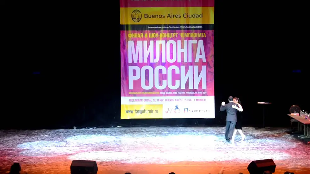 Video thumbnail for Mathias Batista Aleman y Sonia Cantero - De antano - Milonga Russia 2014