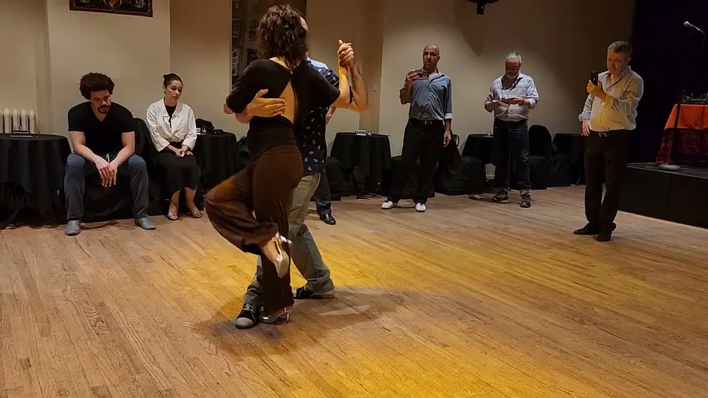 Video thumbnail for Argentine tango: Pablo Pugliese & Noel Strazza class @ Tango La Nacional