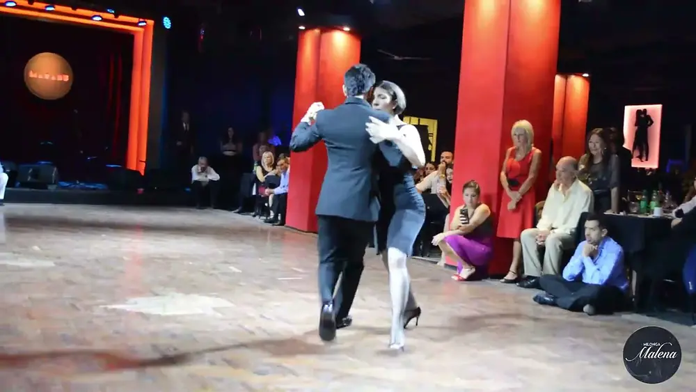 Video thumbnail for Ines Muzzopappa & Dante Sánchez en Milonga Malena - Marabu!! 2/4