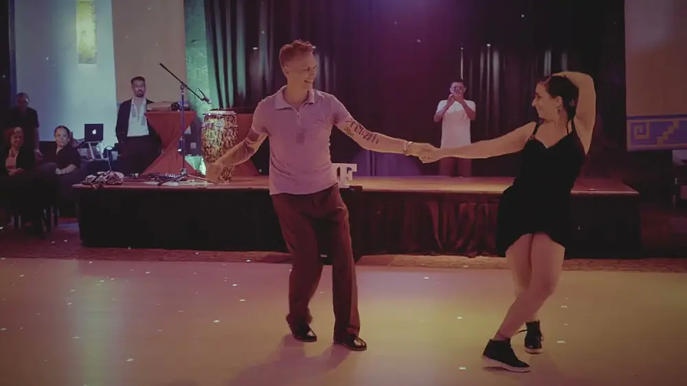 Video thumbnail for Shesha Marvin & Jesica Cutler – Tango & Lindy Fusion in Tango Maya Fest, Cancun 2024