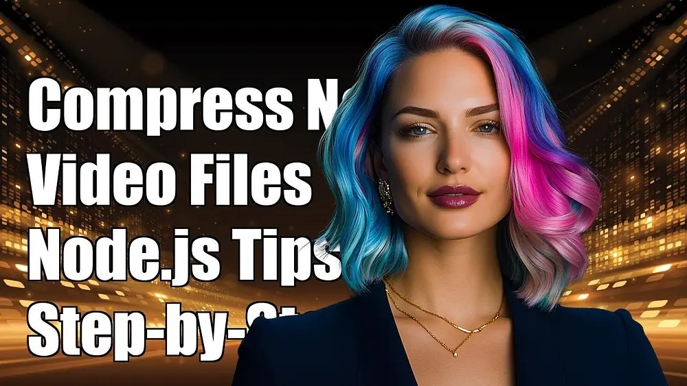Video thumbnail of How to Compress Video Files in Node.js: A Step-by-Step Guide