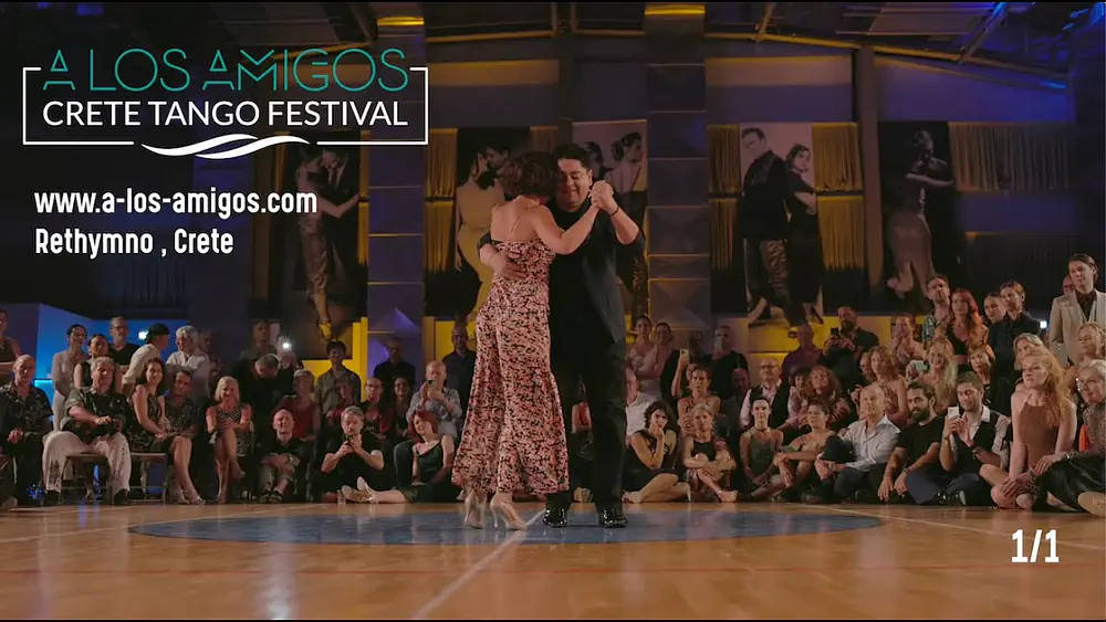 Video thumbnail for CARLOS ESPINOZA & JUANA SEPULVEDA to Milonga Del Recuerdo (D'arienzo) A Los Amigos 2024 Crete