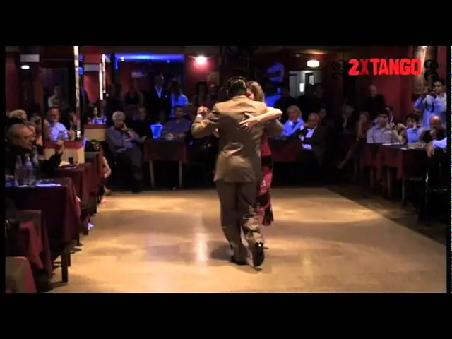 Video thumbnail for Carolina Bonaventura & Francisco Forquera Tango El Adios  en Porteño y Bailarin