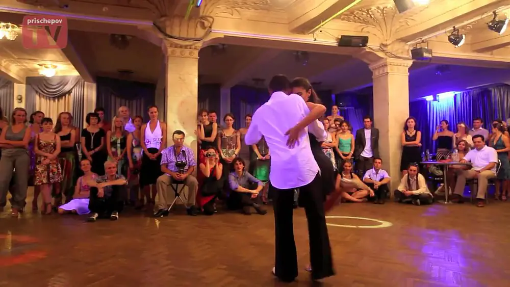 Video thumbnail for Jean-Michel Cirba & Eve Shah, 8th International Moscow Festival of Argentine Tango(2)