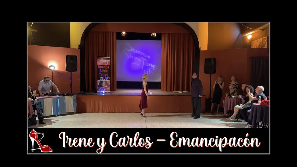 Video thumbnail for Irene "Trenzas" Natali y Carlos Estigarribia 3/4 - Emancipación (Pugliese) - Buenos Aires Tango Club