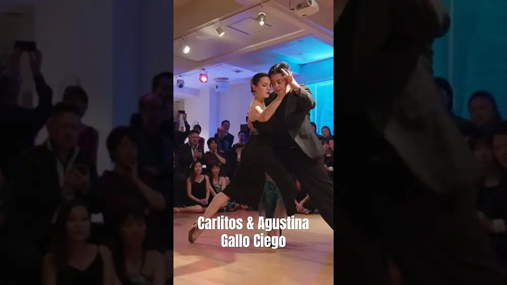 Video thumbnail for Carlitos & Agustina Gallo Ciego Argentine Tango Performance #アルゼンチンタンゴ #shorts #pugliese #tango #탱고
