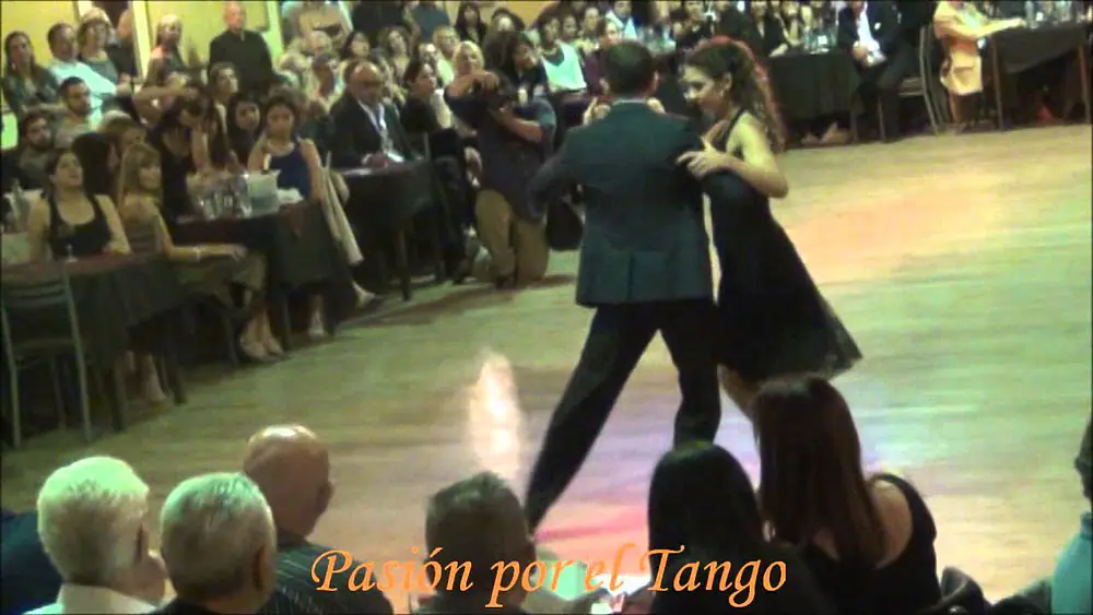 Video thumbnail for ROCIO LEQUIO y BRUNO TOMBARI Bailando el Tango QUE LENTO CORRE EL TREN en YIRA YIRA MILONGA