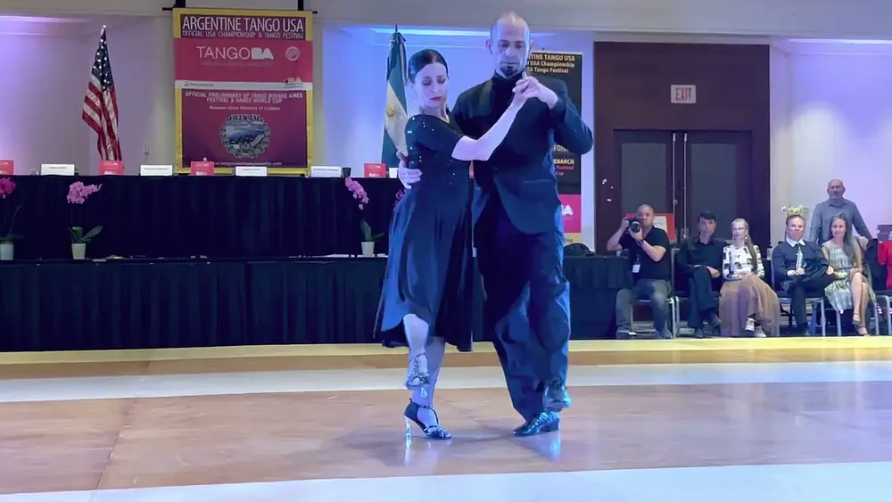 Video thumbnail for Maestros performance by Guillermina Quiroga & Mariano Logiudice at ATUSA - Argentine Tango USA -2023