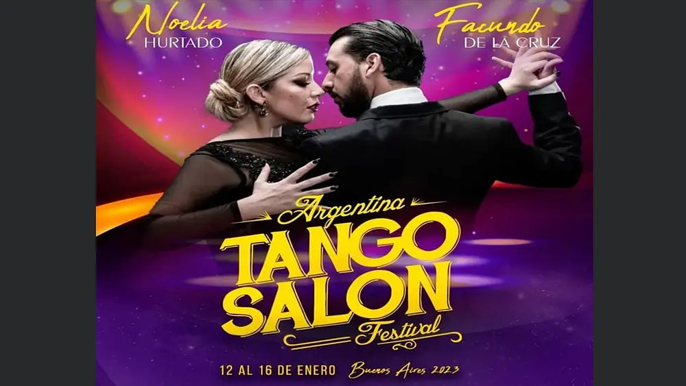 Video thumbnail for NOELIA HURTADO Y FACUNDO DE LA CRUZ -  Argentina Tango Salón Festival 2023