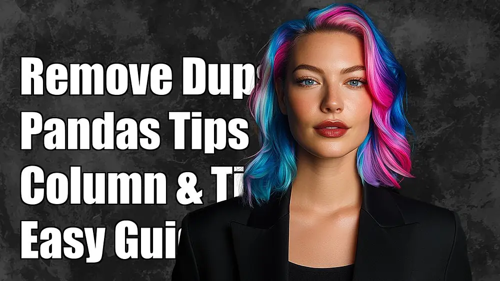 Video thumbnail of How to Remove Duplicates in Pandas DataFrame Based on Column and Time Range
