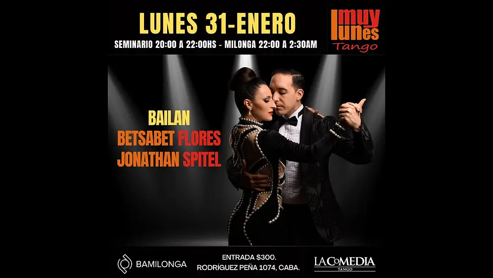 Video thumbnail for Betsabet Flores y Jonathan Spitel - El Huracán - Muy Lunes Tango