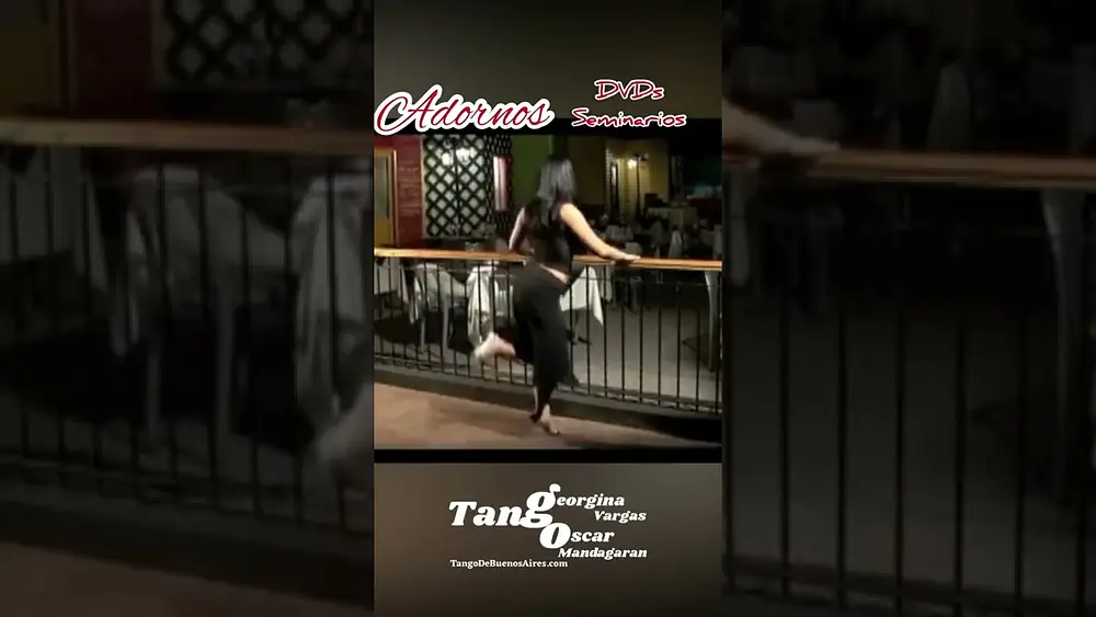 Video thumbnail for #tango #tangodebuenosaires #adornos Georgina Vargas Oscar Mandagaran