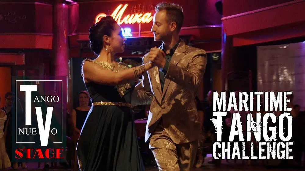 Video thumbnail for Joscha Engel & Sayaka Higuchi - tango show at Maritime Tango Challenge 2021, "Dime mi amor"