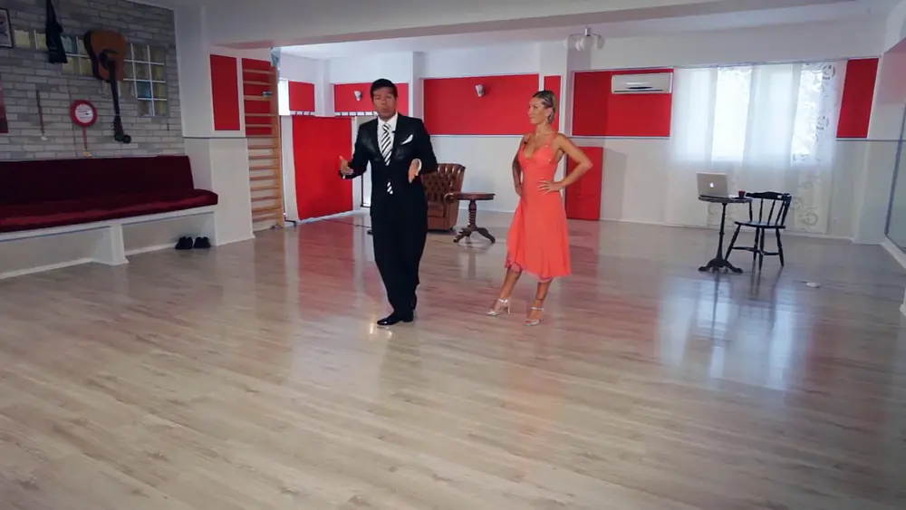 Video thumbnail for Sebastian Arce & Mariana Montes Lesson 112. Giro, Colgada, Double time combination. Tango