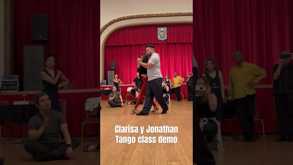 Video thumbnail for Clarisa Aragón y Jonathan Saavedra E.G.B by Orquesta Típica | Tango Demo #clarisayjonathan #shorts