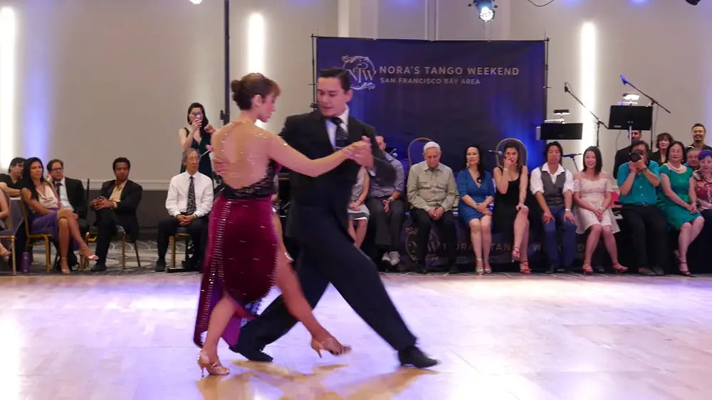 Video thumbnail for Miriam Larici & Leonardo Barrionuevo @ Nora's Tango Week 2017 July 2 Tango Demo 1/2