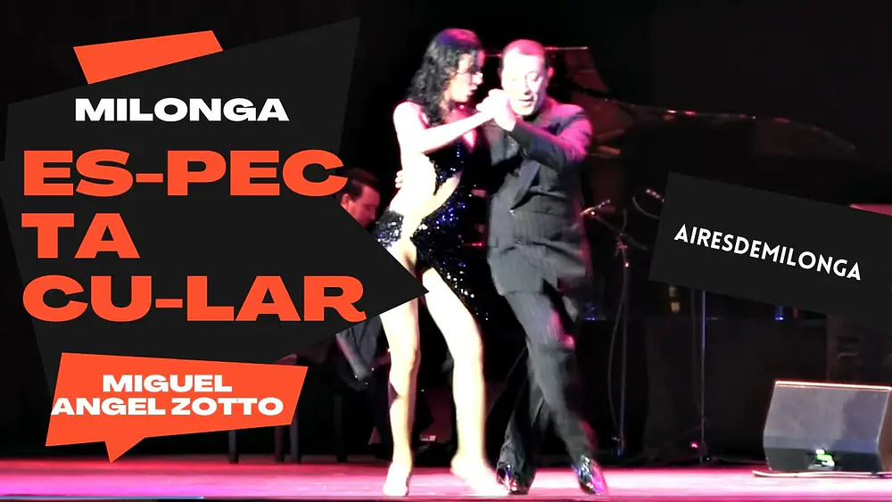 Video thumbnail for Espectacular baile, milonga por Miguel Angel Zotto y Daiana Guspero tango Buenos Aires, Argentina