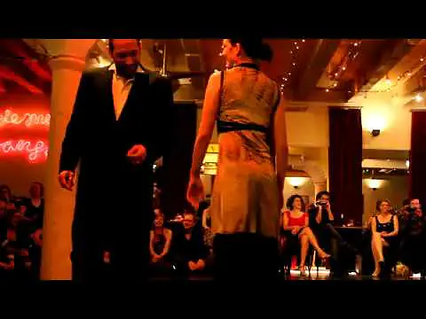 Video thumbnail for Loukas Balokas-Georgia Priskou, La Milonga Que Faltaba, Edgardo Donato, Amsterdam milonga Academia
