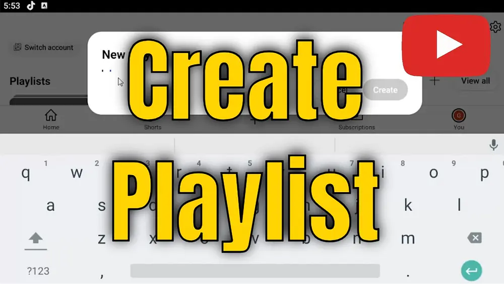 Video thumbnail of How To Make a YouTube Playlist On Phone [Guide]