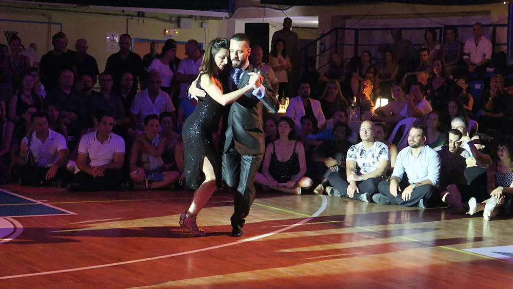 Video thumbnail for Javier Rodriguez & Moira Castellano at A Los Amigos Tango Festival, Rythymno Crete 2019 2